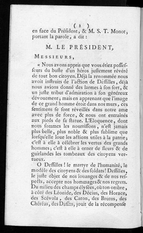 Extrait du registre des délibérations de la Société des Amis de la Constitution établie à Besançon. du 31 mars 1791