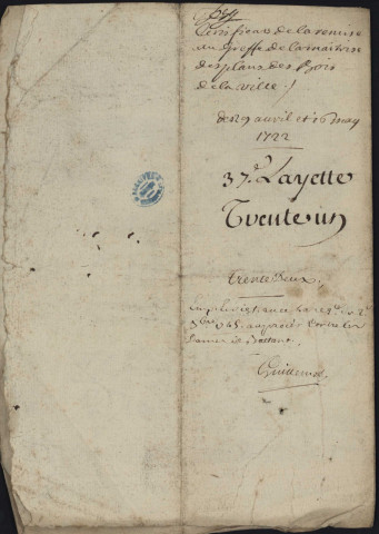 Pièces diverses :
- Plans de la forêt de Chailluz (fin XVIIe).
- Mémoires de la Ville contre les négligences de l'agent de chantier de Battant pour la vente du bois de chauffage provenant de la forêt de Chailluz (1784).
- Visite des forêts de la Ville par l'autorité municipale (1778).
- Construction d'une maison de garde dans la forêt de Chailluz (1784).
- Difficultés de la Ville avec l'adjudication du quart en réserve de la forêt de Chailluz (1772-1774).