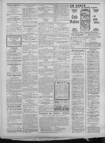 08/12/1921 - La Dépêche républicaine de Franche-Comté [Texte imprimé]