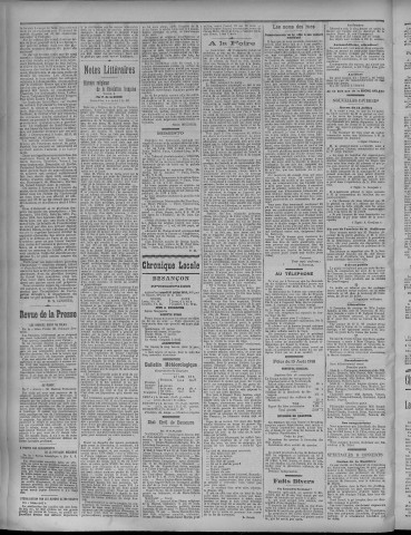 19/07/1910 - La Dépêche républicaine de Franche-Comté [Texte imprimé]