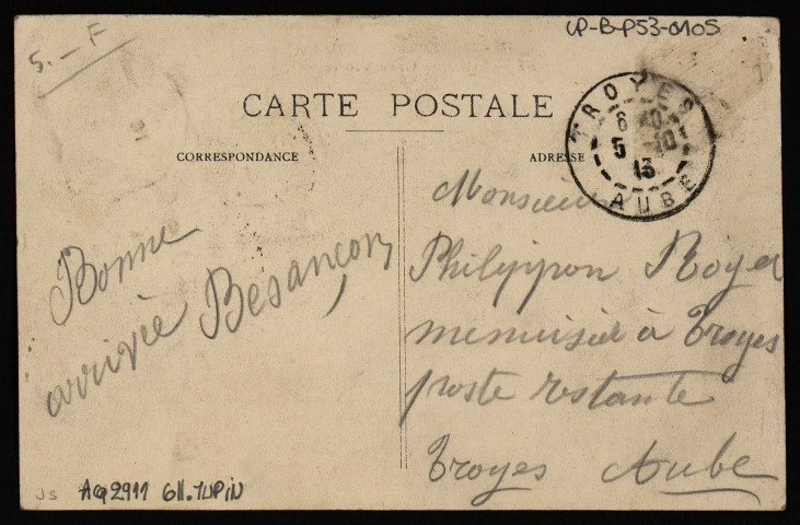 Besançon - Besançon - La Gare Viotte. [image fixe] , Besançon : Edit. L. Gaillard-Prêtre - Besançon, 1912/1913