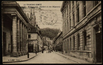 Besançon - Théâtre et rue Mégevand [image fixe] , Paris : B. F. "Lux" ; Imp. Catala Frères, 1904/1930