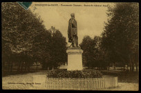 Besançon-les-Bains - Promenade Chamars - Statue du Général Pajol. [image fixe] ,1908/1909