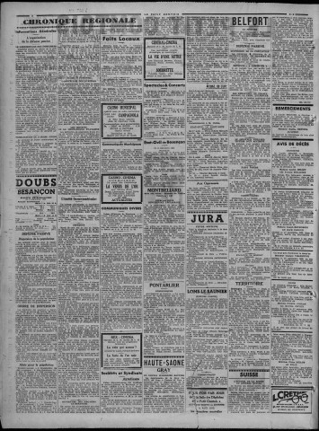 03/09/1939 - Le petit comtois [Texte imprimé] : journal républicain démocratique quotidien