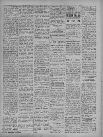 14/07/1920 - La Dépêche républicaine de Franche-Comté [Texte imprimé]