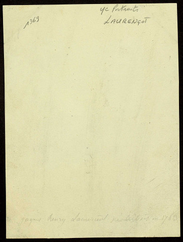 Laurençot. Buste de face, légèrement tourné vers la gauche [dessin] / H. Savourot , [S.l.] : H. Savourot, 1845