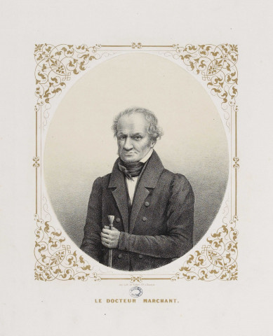 Le docteur Marchant [image fixe] / Imp. Lith. de Valluet jeune à Besançon , Besançon : Imp. Lith. de Valluet, 1810/ 1820