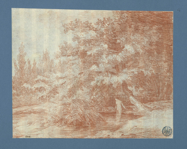 Baigneuse observée par un jeune homme , [France : Paris], [vers 1780]