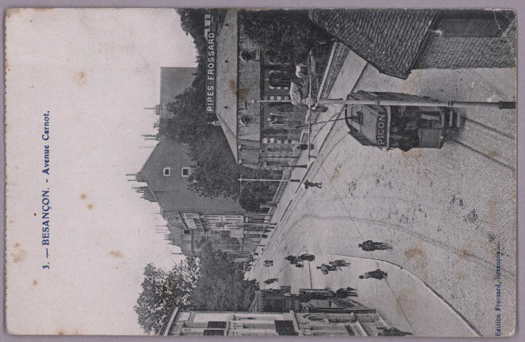 Besançon. - Avenue Carnot [image fixe] , Besançon : Edition Frossard, 1904/1930