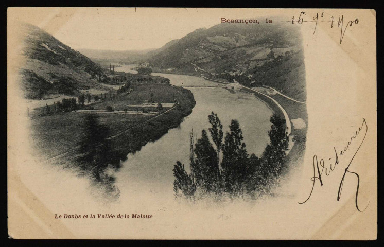 Besançon - Le Doubs et la Vallée de la Malatte [image fixe] , 1897/1900