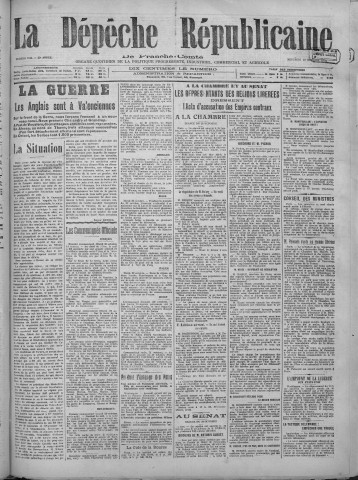 23/10/1918 - La Dépêche républicaine de Franche-Comté [Texte imprimé]