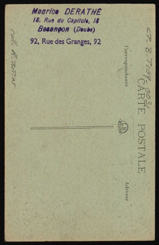 Besançon. Vue Générale à vol d'oiseau [image fixe] , Besançon : Lardier, Edit, 1904/1930