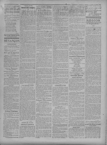 16/10/1920 - La Dépêche républicaine de Franche-Comté [Texte imprimé]