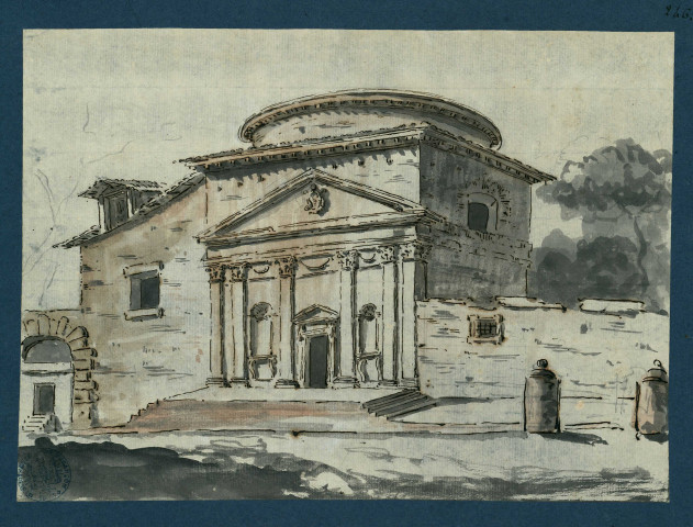 Eglise Sant'Andrea in via Flaminia, à Rome , [Rome], [1750-1800]