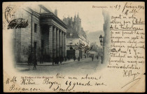 Besançon - Le Théâtre et Rue Mégevand [image fixe] , 1897/1900