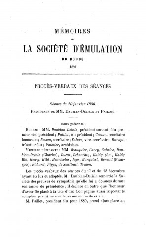 01/01/1880 - Mémoires de la Société d'émulation du Doubs [Texte imprimé]