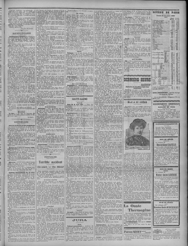 25/03/1909 - La Dépêche républicaine de Franche-Comté [Texte imprimé]