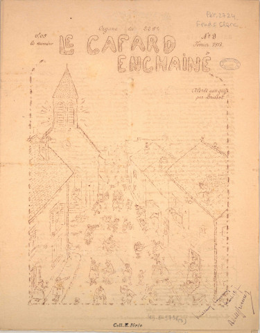Le Cafard enchaîné, organe du 226e [Texte imprimé] : journal du front