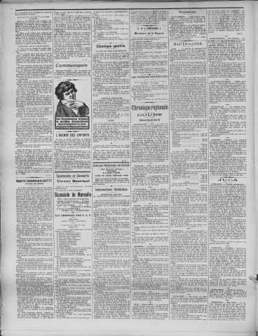 23/03/1925 - La Dépêche républicaine de Franche-Comté [Texte imprimé]