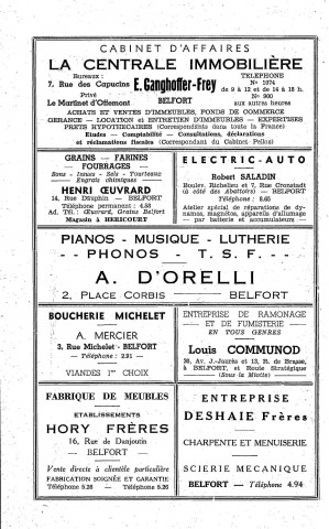 01/01/1936 - Bulletin de la Société belfortaine d'émulation [Texte imprimé]