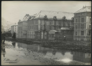 MAUVILLIER, Emile. Besançon. Inondations janvier 1910, avenue Elisée-Cusenier, ancienne caserne Lyautey