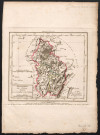 Département du Jura divisé en 4 arrondissemens et 32 cantons. 40 mille mètres. [Document cartographique] , A Paris : chez P. G. Chanlaire, auteur-copropriétaire, 1758/1817