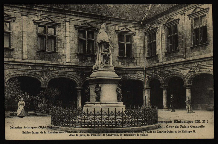 Cour du Palais Granvelle [image fixe] , 1904-1930