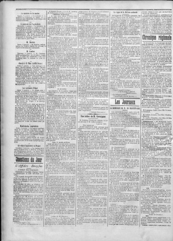 09/01/1899 - La Franche-Comté : journal politique de la région de l'Est