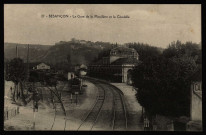Besançon - Besançon - Gare de la Mouillère et la Citadelle. [image fixe] , 1904/1930