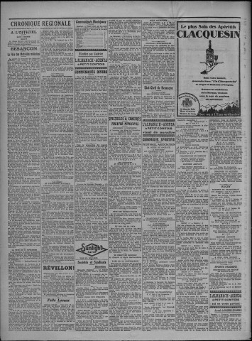09/11/1931 - Le petit comtois [Texte imprimé] : journal républicain démocratique quotidien