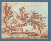 Deux enfants sous un arbre , [France : Paris], [vers 1770]