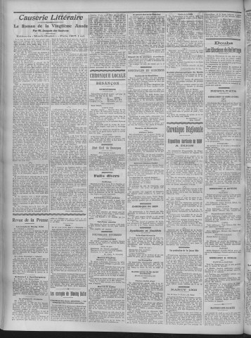 15/05/1908 - La Dépêche républicaine de Franche-Comté [Texte imprimé]