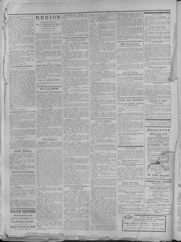 27/01/1919 - La Dépêche républicaine de Franche-Comté [Texte imprimé]