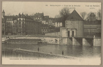 Besançon - Tour de la Pelotte (1475). Tour de Battant (1526) [image fixe] 1904/1930