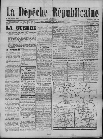 27/06/1915 - La Dépêche républicaine de Franche-Comté [Texte imprimé]
