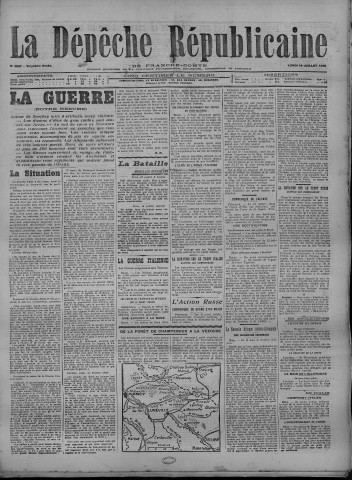 19/07/1915 - La Dépêche républicaine de Franche-Comté [Texte imprimé]