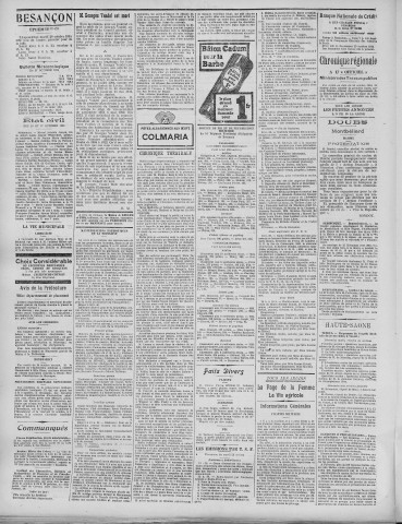 28/10/1924 - La Dépêche républicaine de Franche-Comté [Texte imprimé]