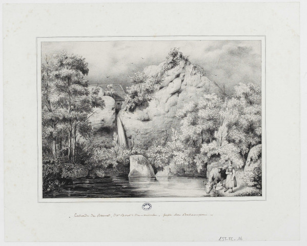 [Beure. Cascade du Bout-du-Monde] [estampe] , [S.l.] : [s.n.], [1800-1899]