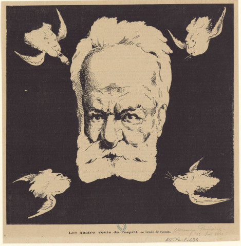 Les quatre vents de l'esprit. [image fixe] / Dessin de Sapeck. 1881