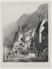 La Porte taillée à Besançon [estampe] : Franche-Comté / Pieter Adam et Potdevin 1827, lith. de Engelmann, rue Louis-le-Grand n° 27 à Paris , 1827