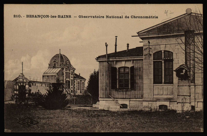 Besançon - Besançon-les-Bains - Observatoire National de Chronométrie. [image fixe] , Besançon : Etablissements C. Lardier - Besançon., 1904/1930