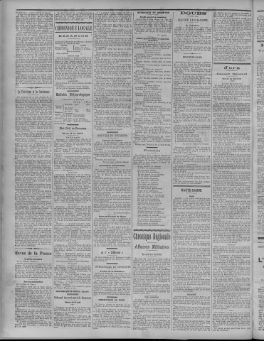 25/08/1907 - La Dépêche républicaine de Franche-Comté [Texte imprimé]