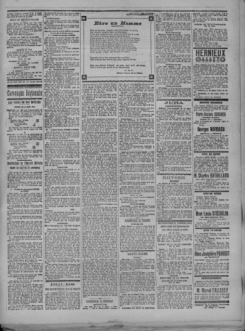 14/03/1915 - La Dépêche républicaine de Franche-Comté [Texte imprimé]