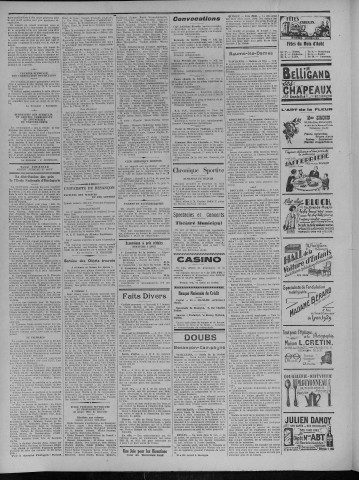 01/08/1930 - La Dépêche républicaine de Franche-Comté [Texte imprimé]