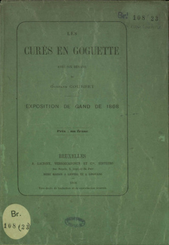 Les curés en goguette : exposition de Gand de 1868 /