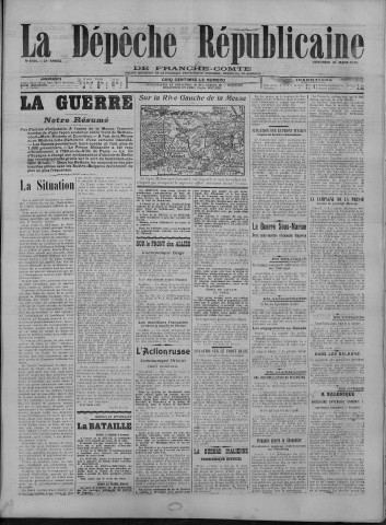24/03/1916 - La Dépêche républicaine de Franche-Comté [Texte imprimé]