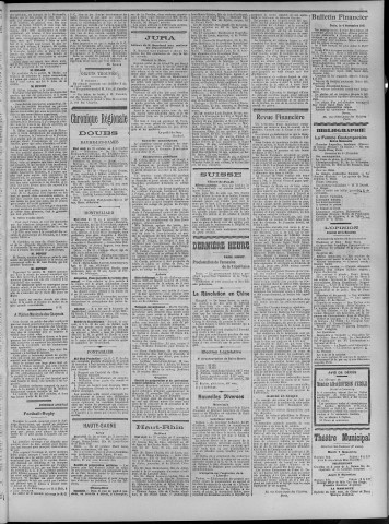 06/11/1911 - La Dépêche républicaine de Franche-Comté [Texte imprimé]