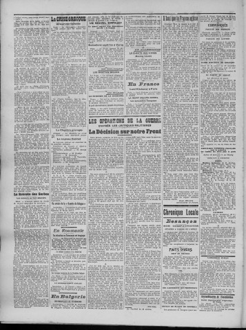 08/11/1915 - La Dépêche républicaine de Franche-Comté [Texte imprimé]