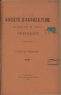 03/01/1895 - Bulletin de la Société d'agriculture, sciences et arts de Poligny [Texte imprimé]