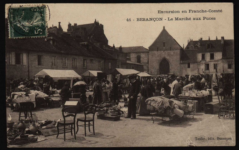 Besançon. - Le Marché aux Puces [image fixe] , Besançon : Teulet, édit., 1904/1905
